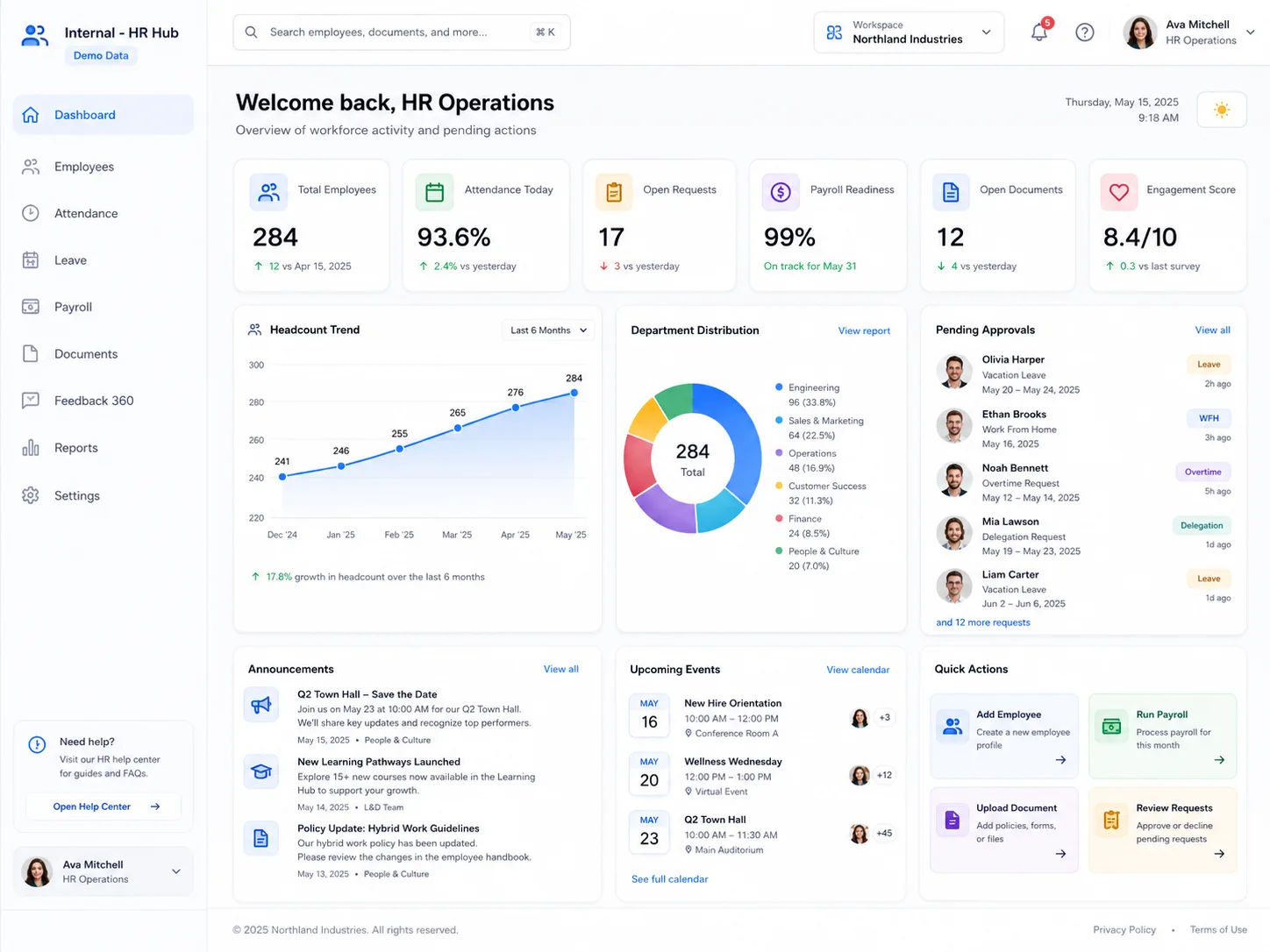 HR Hub preview